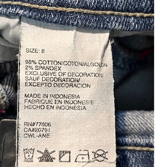 TOMMY HILFIGER‎ Jeans Womens size 8 Vintage Low Rise Flare Bell Bottoms Denim - Picture 7 of 9